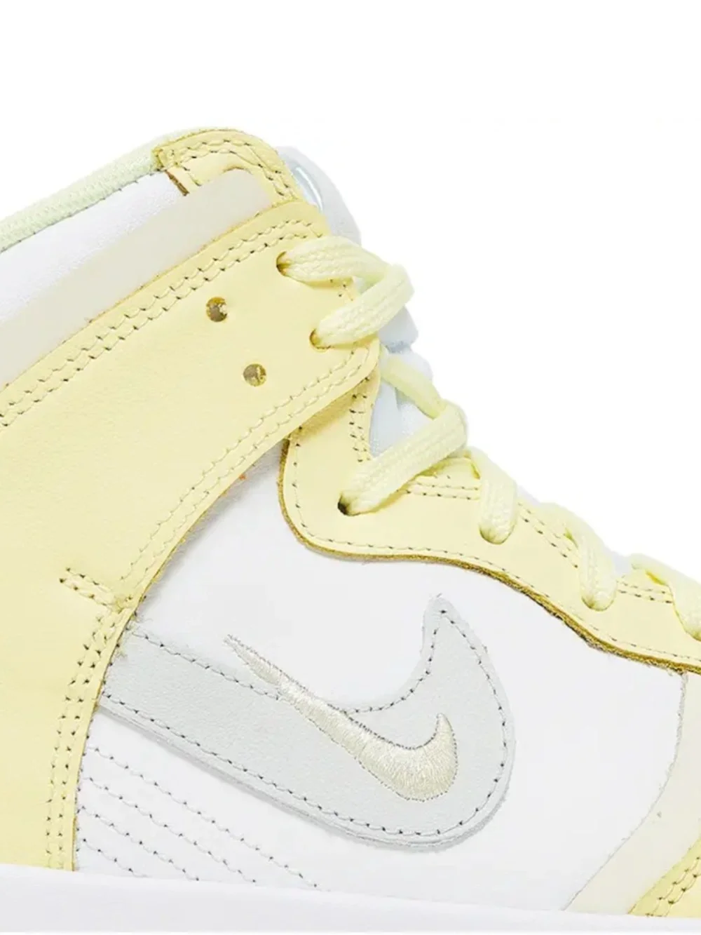 Nike Wmns Dunk High Up 'White Citron Tint' Sneakers
